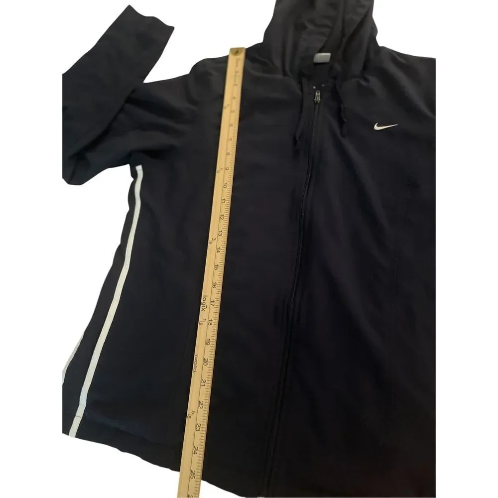 Nike Women’s Blue Full Zip Lightweight Hooded Jacket Size Large 12-14
